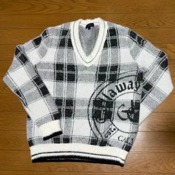 callaway 여성용 V넥 니트 스웨터 골프 M 사이즈