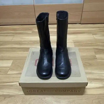 캠퍼 블랙 롱 부츠