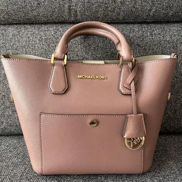 새상품급 MICHAEL KORS 핑크 핸드백
