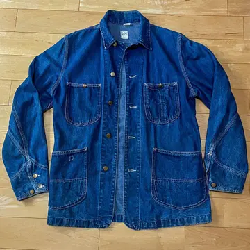 70s USA Lee 91-J 커버올 다크 네이비 오리지널 VTG