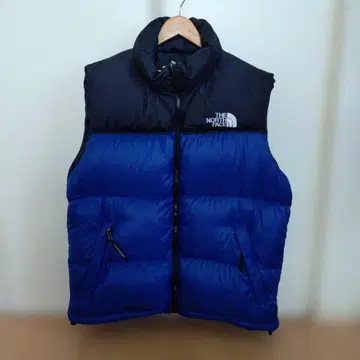 THE NORTH FACE 다운 베스트 파랑/블랙