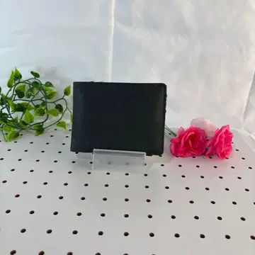 그레이 접이식 지갑 합성 피혁 미사용 새상품