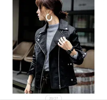 블랙 라이더 자켓 M 새상품급