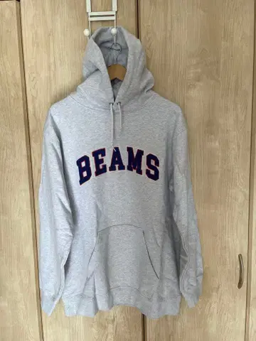미사용 새상품 BEAMS 헤비 웨이트 후디 후드티 XL 그레이