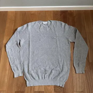 LACOSTE 그레이 니트 스웨터 M 사이즈