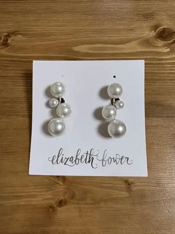 elizabeth bower Bubble Stud 실버 귀찌