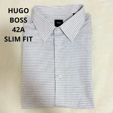 HUGO BOSS 슬림핏 체크 셔츠 42/16.5 셔츠