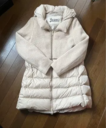 HERNO 헬르노 다운 코트 다운 자켓 다운 니트 절개
