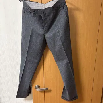 카노니코 그레이 플란넬 슬랙스 SS 사이즈