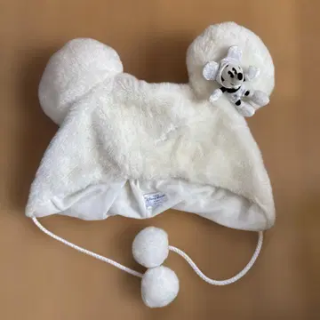 미키 팬캡 화이트
