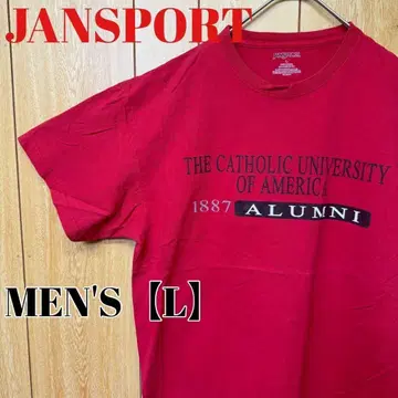 TN174 [US 수입 ] JANSPORT 티셔츠 [남성용 L ] 레드