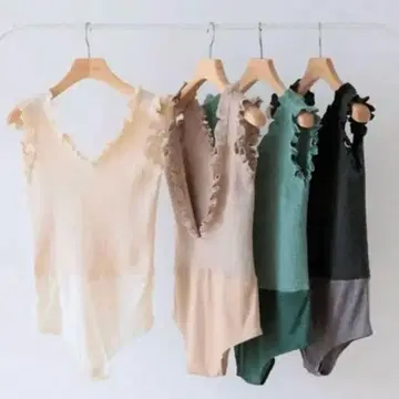 searoomlynn 시루무린 프릴 바디수트 탱크탑