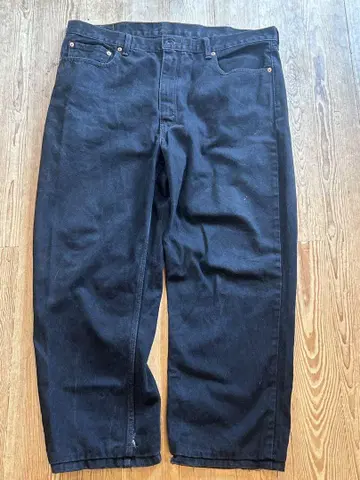 Levi 550 블랙 데님 W40 L32
