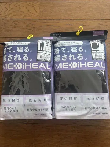 ME:DIHEAL 블랙 룸웨어 2장 세트