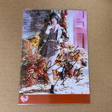 이코라부 러브송에 습격당하다 브로마이드 노구치 이오리 친필