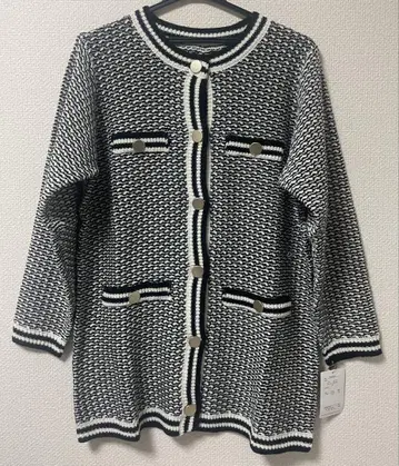 Provador 자카드 니트 트위드 코디건