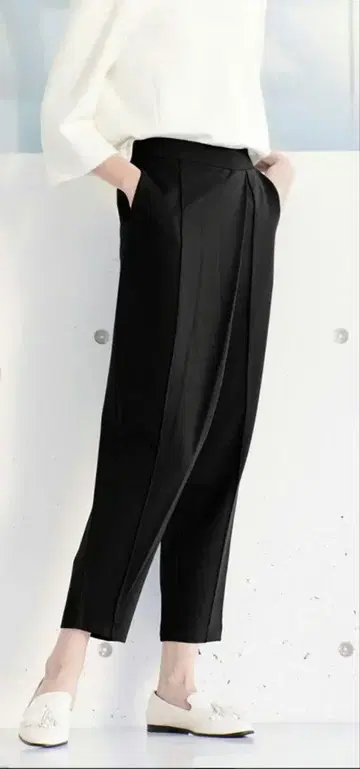 두클라쎄 DoCLASSE 스트레치 분또 랩 스타일 테이퍼드 팬츠 이지