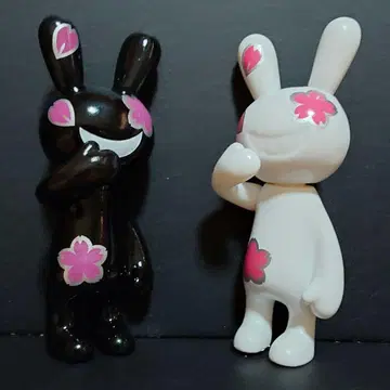 BLACK RABBiT 7 야 벚꽃 무늬 2종 세트