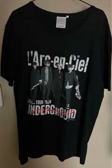 L'Arc-en-Ciel UNDERGROUND 티셔츠 L 사이즈