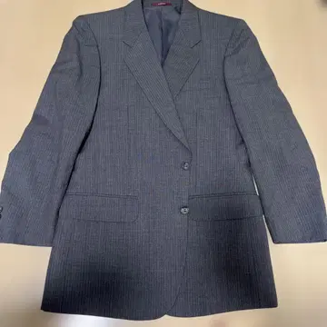 DURBAN 그레이 스트라이프 테일러드 자켓