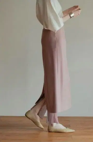 택 포함 미사용 새상품 마노프 메쉬 레깅스 레이어드 팬츠