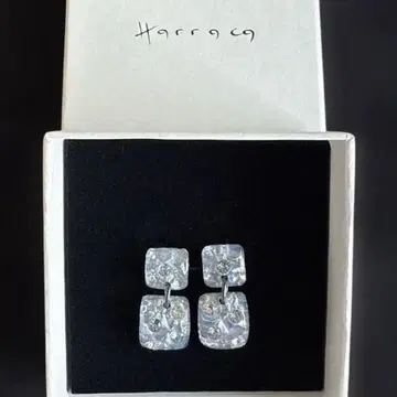 Harraca 아라카 스퀘어 2연 귀걸이