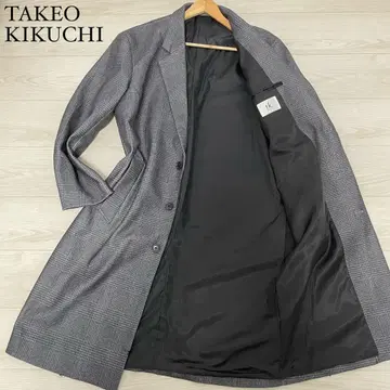 새상품급 TAKEO KIKUCHI 다케오 키쿠치 체스터 코트 롱 L