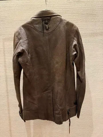 14th addiction leather tailored jacket