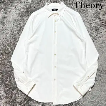 띠어리 23ss 코튼 롱 슬리브 셔츠 화이트 XS 새상품급