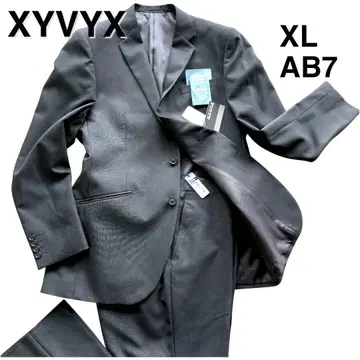 새상품 XYVYX 수트 빅 사이즈 AB7 셋업 블랙 스트라이프