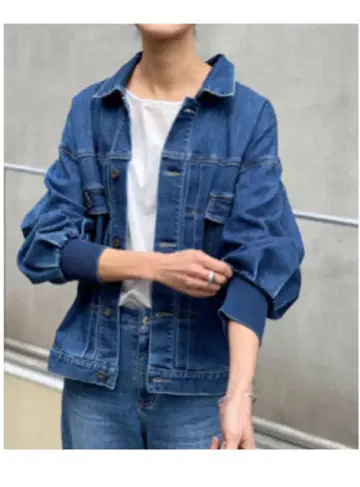 BEARDSLEY 인디고 블루 퍼프 G F 사이즈