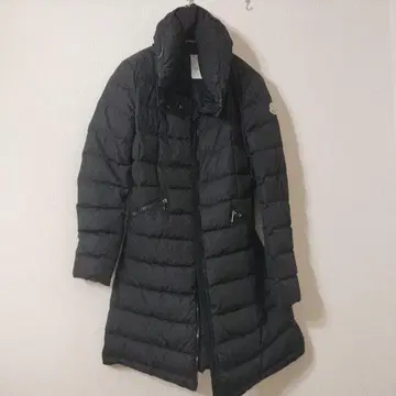 MONCLER 블랙 다운 코트 사이즈 1