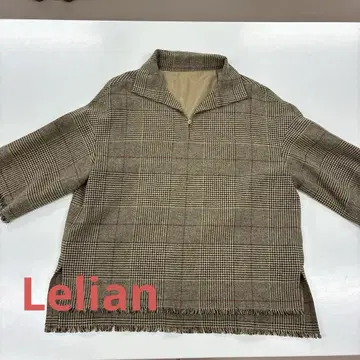 레리안 체크 무늬 긴팔 셔츠