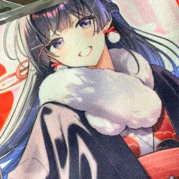 극락탕 니지산지 츠키노 미토 머플러 타월