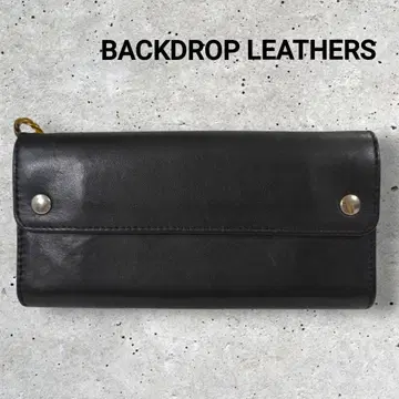 새상품급 백드롭 가죽 LONG BILL WALLET 장지갑