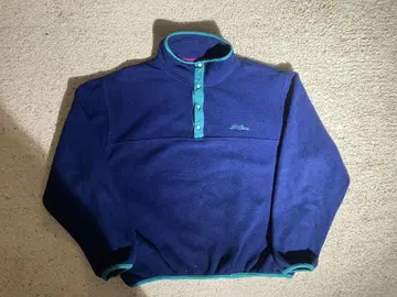 L.L.Bean 네이비 하프 지퍼 플리스 자켓