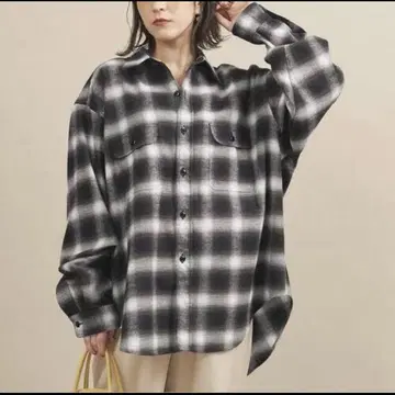 BEAUTY&YOUTH 별주 Shinzone 신존 체크 플란넬 셔츠