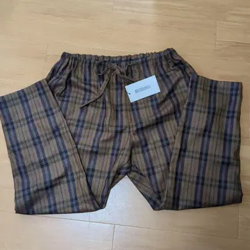 BASISBROEK 브라보 체크 무늬 슬랙스 사이즈 3