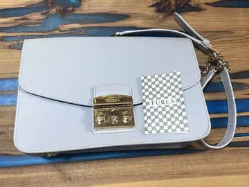FURLA 메트로폴리스 스카이블루 숄더백