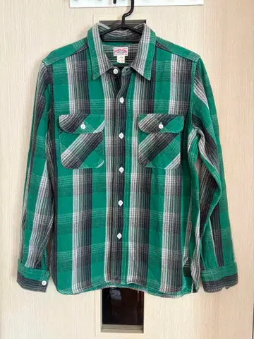 리얼 맥코이 플란넬 셔츠 체크 8HOUR UNION