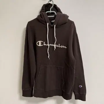 [ 당일 발송 가능 ] Champion 스크립트 후드티 브라운