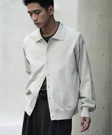 WYM LIDNM T/C BASIC KNIT SHIRT CARDIGAN