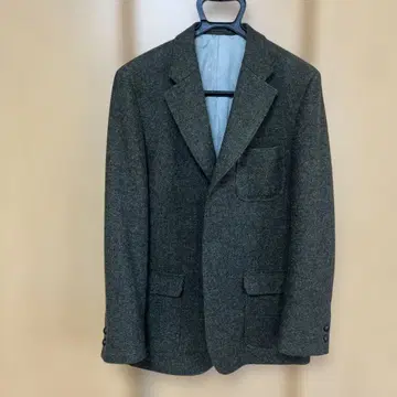 해리스 트위드 100주년 택 (블랙 택) 부착, 맞춤 제작 자켓