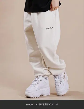 RVCA/루카 스웨트 팬츠 루즈 실루엣 무지 스트릿
