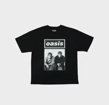 Oasis live 25 티셔츠 Tour Photo Mono