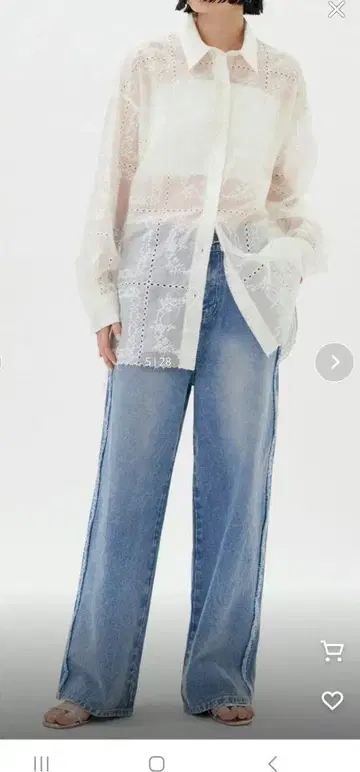 LARUTA 데님 내추럴 꾸뛰르