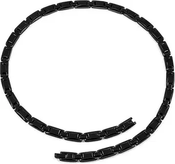 [HAQI] 티타늄 게르마늄 목걸이 남성용 자기장 목걸이 경량 정전기