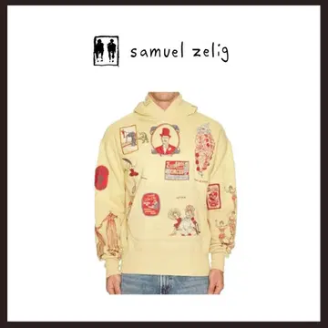 미사용 새상품 Samuel Zelig 서커스 후드티 L 베이지
