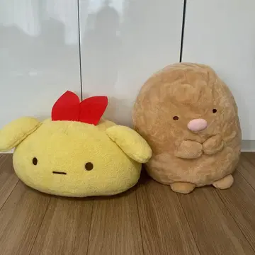 스미코구라시 특대형 봉제 인형 플라이 돈카츠 세트