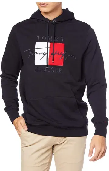 Tommy Hilfiger 네이비 후드티
